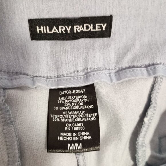 Hilary Radley Pull-On Ankle Pants Tummy Control Stretch Black Women’s Size M - Picture 3 of 6